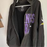 Minnesota Vikings Football Zip Up Hooded Sweatshirt Size L Photo 6