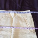 The Limited  Womens Skirt Textured Sz 0 Yellow Pastel Mini Pockets Spring Easter Photo 10