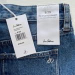 Sam Edelman New Ripped High Rise Stiletto Straight Crop Jeans Quartzite Photo 9