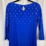 Lilly Pulitzer Bay Dress in Blue Grotto Squeeze The Juice Engineered Dress Sz.S Photo 8