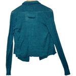 Abercrombie & Fitch  Teal Green Blue Knit Wool Long Sleeve Cardigan Sweater Sz L Photo 1
