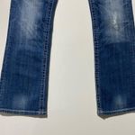 Miss Me  Indigo Boot Cut Jeans Bedazzled Bling Gem Size 28 JP6015BR Photo 3