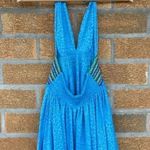 Pitusa Mini Halter Dress in Blue small/medium Blue Photo 5