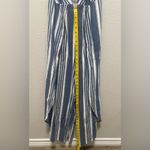 Altar'd State Blue and White High Low Jumpsuit Resort Wear Photo 11