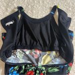 Calvin Klein Black & Florals Flared A-Line Skirt Maxi Dress M Medium Photo 7