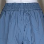 We Wore What  Windbreaker Biker Short in Dusty Blue Photo 9