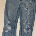 Levi's 711 Skinny Distressed Ankle Jeans Size 28 Light Blue Holes Frayed Photo 7