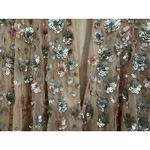 Mac Duggal  5654 Pink Floral Embellished Halter Strap A Line Gown Sz 8 Photo 7