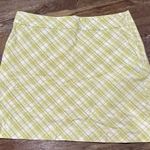 IZOD XFG Xtreme Function Golf Skort - Green Plaid Size 6 Photo 0