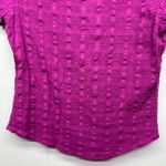 prAna  Button Front Short Sleeve Women's Pink Shirt Size Small Gauzy Photo 8