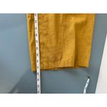 Old Navy  mustard yellow linen blend Pants wide leg size XL tall some wear Photo 6