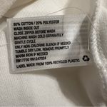 Stoney Clover Lane  x Target white 1/2 zip crop sweatshirt top Medium NWT Photo 5