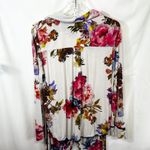 Soma Medium Pajama Set Floral White Purple Pink Button Up Long Sleeve Pants 1784 Photo 14