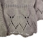 Anthropologie  Hekla Wool Italian Knit Cardigan Sweater Taupe Beige Size S Photo 3