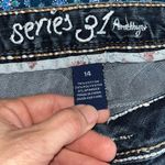 Series 31 Amethyst Jean Cut Off Shorts 17” Waist Blue Size 14 Photo 2