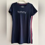Tommy Hilfiger  Women’s Cotton T-Shirt Dress, Navy, Size Medium Photo 4