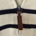 Brandy Melville Brandy Melville Aleah Cotton Stripe Sweater Quarter Zip Photo 7