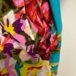 Sandy Waters women’s floral gorgeous turquoise kimono robe size medium large Pink Photo 3