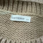 Andthewhy Shimmer Leopard Knit Crewneck Sweater Women’s Small/Medium Photo 2