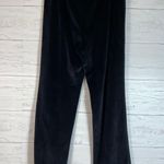Kate Hill Womens Medium Velour Casual Lounge Pants Black Drawstring Waist Photo 12