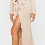 Pretty Little Thing Beige ring midi/maxi dress Photo 2