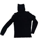 Cyrus black turtle neck womans medium cutout shoulder new with tags cute pro Photo 7