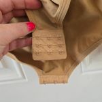 Beige Ribbed Bodysuit Shapewear Tummy Control Womens Size XL Tan Photo 4