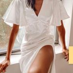 Lulus White silk prom dress Photo 2