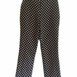 Kate Spade Diamond Jacquard Cigarette Pants 00 Mid Rise Straight Leg Cropped Photo 1