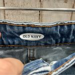 Old Navy  High Rise Raw Hem Pencil Denim Midi Skirt 10 Modest Front Slit Photo 1