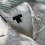 Tahari  Taupe Oatmeal Polo Collar Long Sleeve Loose Fit Knit Sweater Dress Large Photo 1