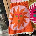 Commense sun seeker shorts high waisted colorful tropical beach print scalloped Pink Photo 6