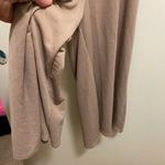 Lovely Day Womens Halter Jumpsuit Beige S Small cropped Wide Flare Leg Photo 4