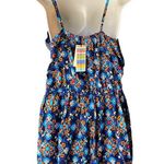 NWT ~ YOUNG USA Blue Bohemian Paisley Wrap Front Boho Romper ~ Women's MEDIUM Photo 2