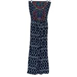 Trina Turk  Colorful Strapless Ikat Print Wide Leg Jumpsuit Size Small Photo 1