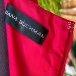 Dana Buchman  Red Pineapple Print Dress size 8 Photo 6