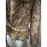 Alberto Makali safari shacket 10 Ruffle Avante Garde artsy groovy wool blend Photo 1