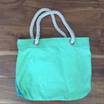 Cute Canvas Tote Bag Green Photo 2