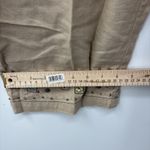 CJ Banks Linen Cotton Wide Leg Pants Womens 14W Beige Neutral Embroidered Boho Tan Photo 10