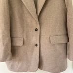 & Other Stories & Other Stories Beige Oatmeal Oversized Wool Blazer Size 12 Photo 7