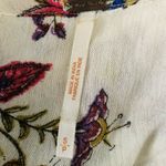 Free People  floral lattice tunic style baby doll dress or top. Size small Photo 5