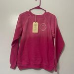 I Stole My Boyfriend's Shirt Women California Smiley Sweatshirt (Color: Pink) Pink Photo 0