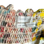 Urban Outfitters  Jessa Chiffon Smocked Floral Ruffle Mini Skirt Size L Photo 10