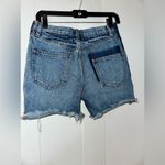 We The Free Free People  Distressed Two Toned Denim Shorts Photo 2