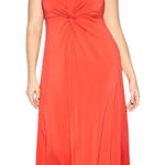 Old Navy The Occasion By  Red Twist Front Maxi Dress Photo 0