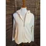 Jockey Sport Full Zip Cream Colored Hooded Jacket Size Large Photo 7