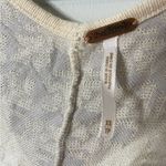 Free People  Tunic Top Dress Mini V Neck Cream S/S XS/TP Excellent Condition Photo 4