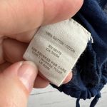 Free People  Blue Embroidered Sleeveless Cotton Tank Top Size M Photo 5