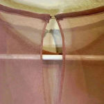 Vintage Jack‎ Bryan Pink Sheer Beaded Top Size M Size M Photo 8