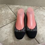 Rothy's round Flats Black White Tweed Knit Comfort Women's Shoes Size 8.5 Photo 1